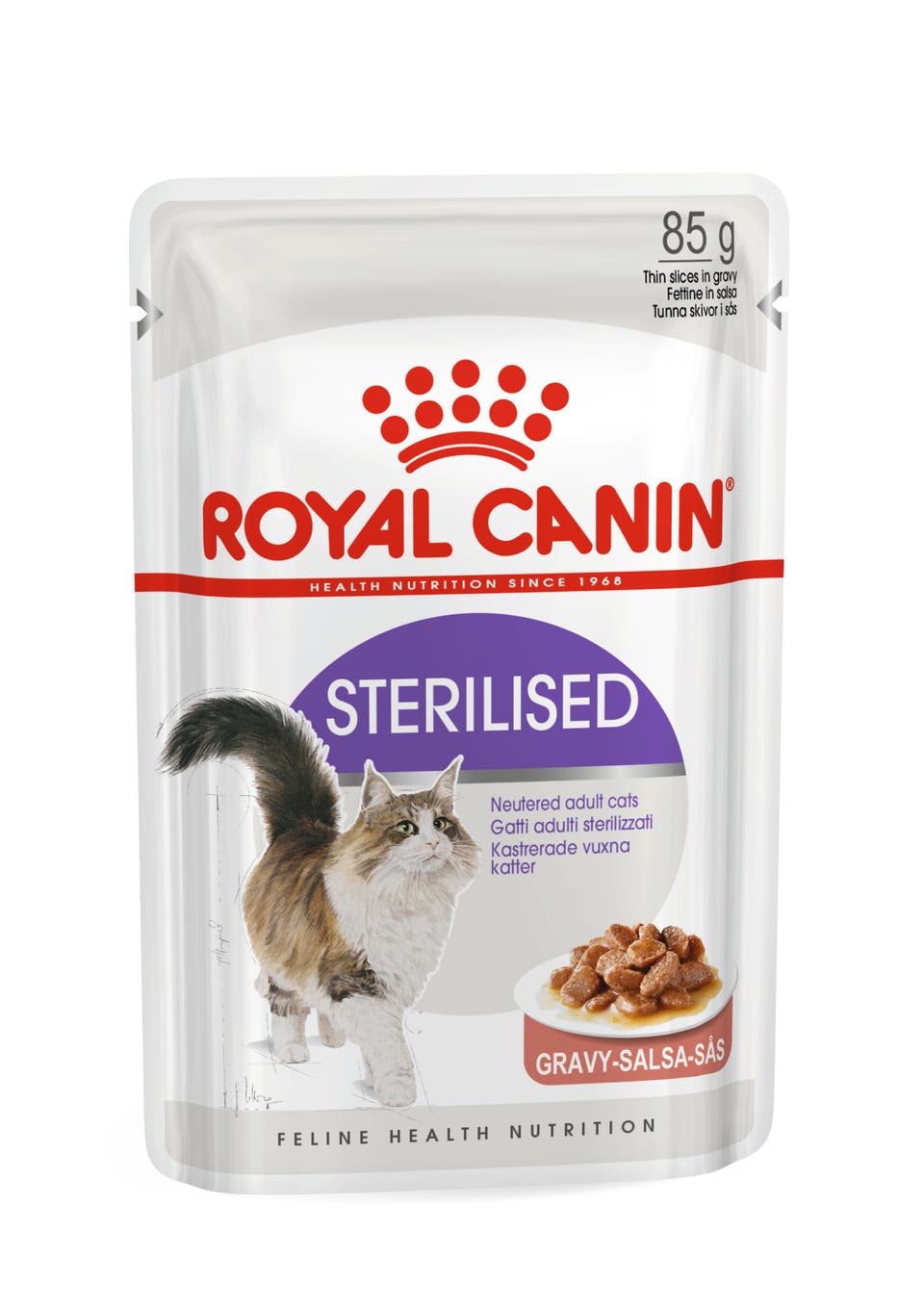 Вологий корм для котів Royal Canin Sterilised (соус)