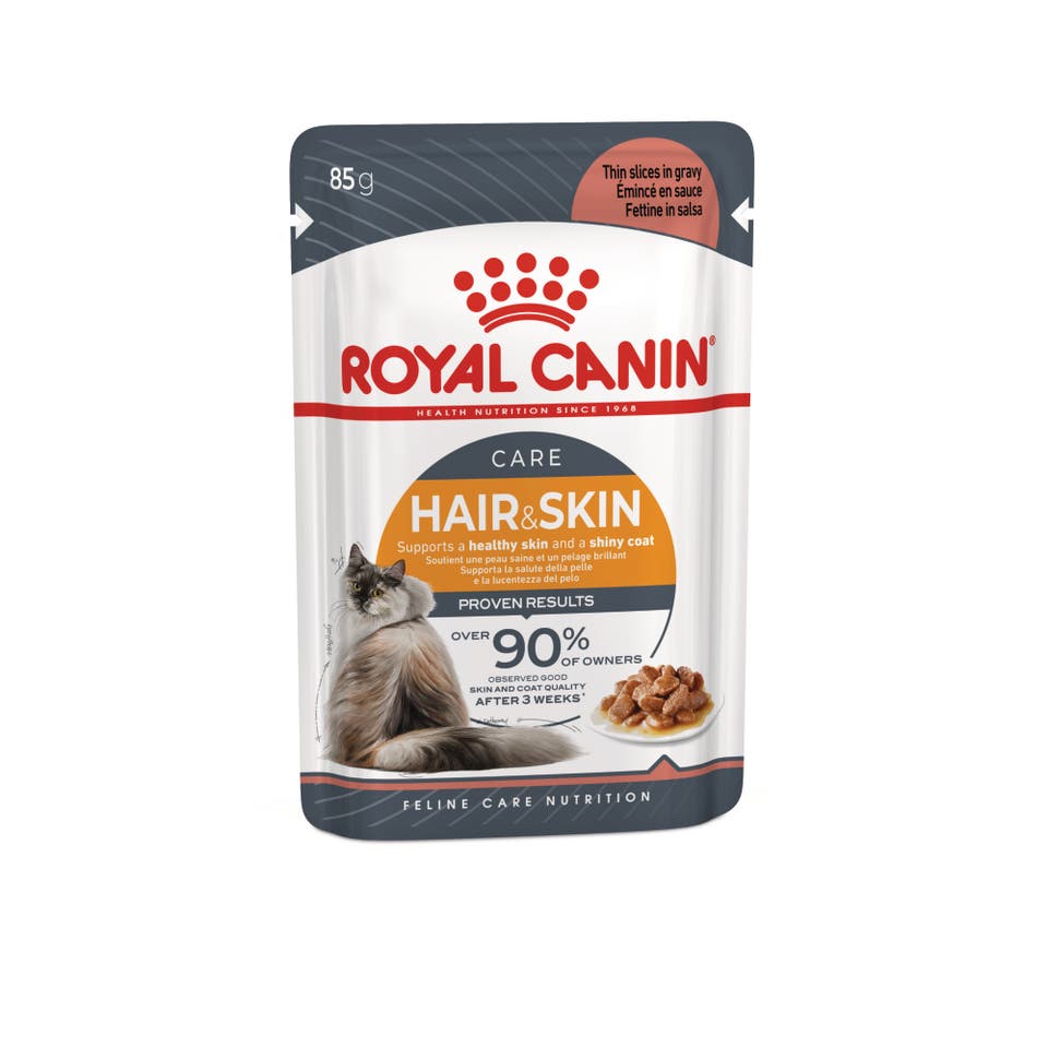 Вологий корм для котів Royal Canin Hair & Skin Care (соус)