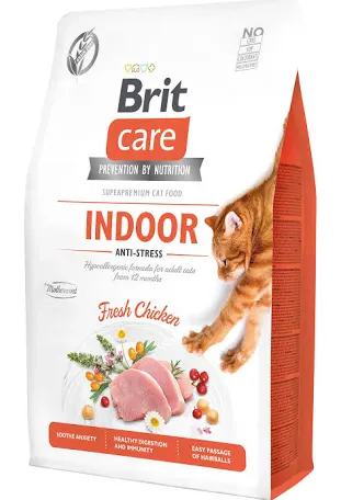 Сухий корм для котів Brit Care Grain Free Indoor Anti-Stress
