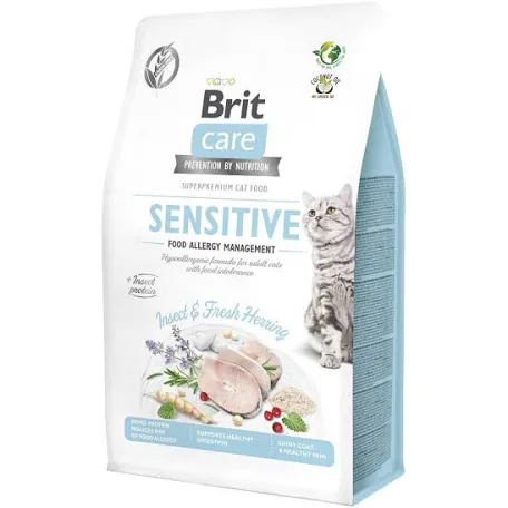 Сухий корм для котів Brit Care Grain Free Sensitive Insect & Herring