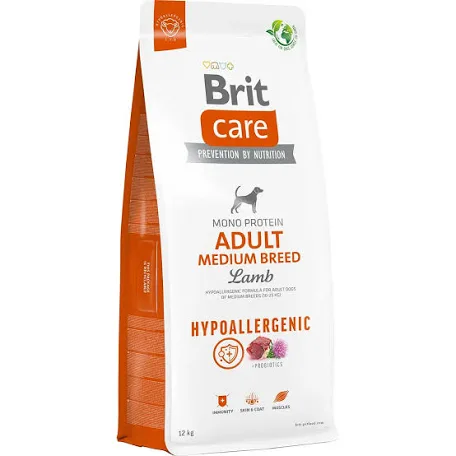 Сухий корм для собак Brit Care Hypoallergenic Adult Medium Breed Lamb