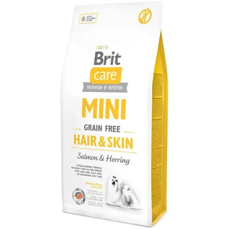Сухий корм для собак Brit Care Grain Free Mini Hair & Skin Salmon & Herring