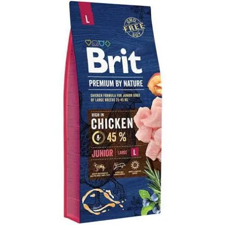 Сухий корм для цуценят Brit Premium Junior L Chicken