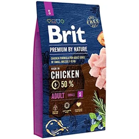 Сухий корм для собак Brit Premium Adult S Chicken