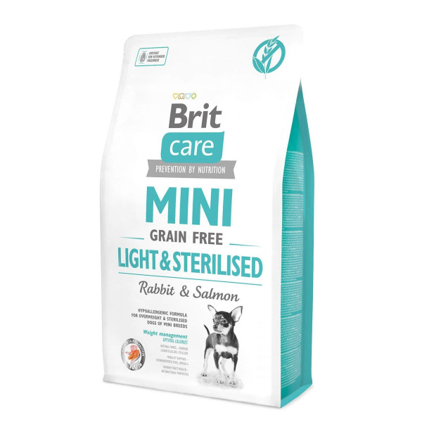 Сухий корм для собак Brit Care Small Breed Weight Control Salmon & Rabbit
