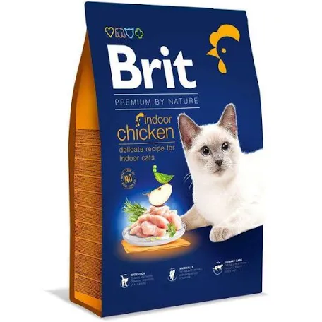 Сухий корм для котів Brit Premium by Nature Indoor Chicken