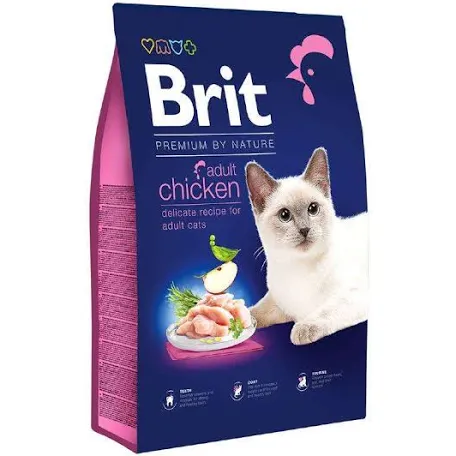 Сухий корм для котів Brit Premium by Nature Adult Chicken