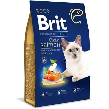 Сухий корм для котів Brit Premium by Nature Adult Salmon