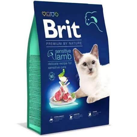 Сухий корм для котів Brit Premium by Nature Sensitive Lamb