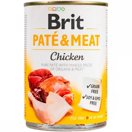 Вологий корм для собак Brit Care Pate and Meat Chicken
