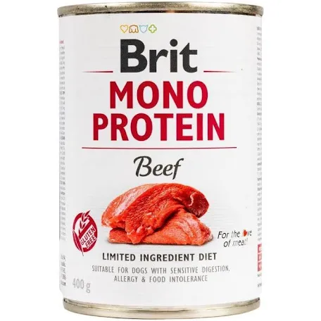 Вологий корм для собак Brit Mono Protein Beef