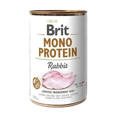 Вологий корм для собак Brit Mono Protein Rabbit