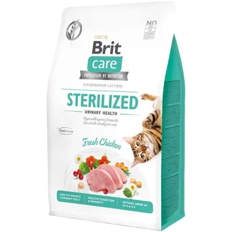 Сухий корм для котів Brit Care Grain Free Sterilized Urinary Health Chicken