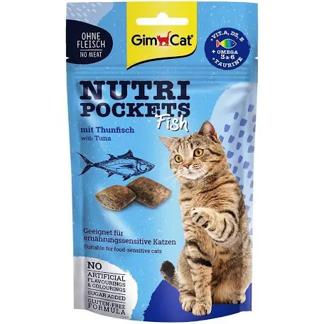 Ласощі для котів GimCat Nutri Pockets Тунець