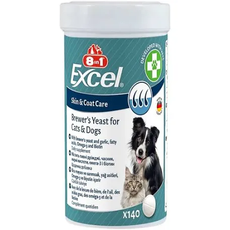 Вітаміни для собак та котів 8in1 Excel Brewers Yeast