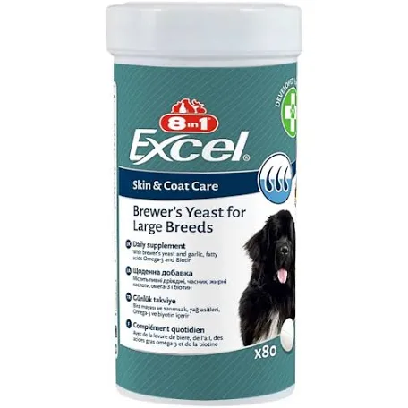 Вітаміни для собак 8in1 Excel Brewers Yeast Large Breed