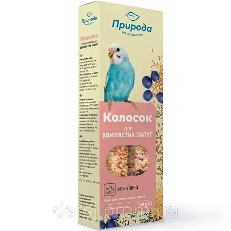Колосок Природа для хвилястих папуг Фруктовий
