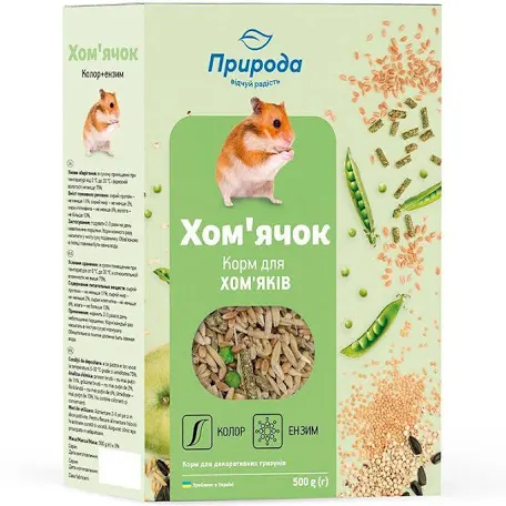 Корм Природа для хом'яків Колор Ензим