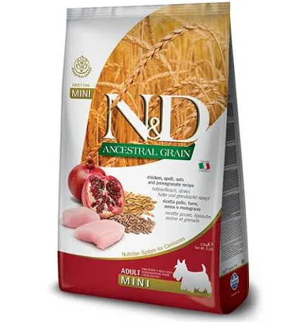 Сухий корм для собак Farmina N&D Low Grain Light Chicken & Pomegranate Adult Mini
