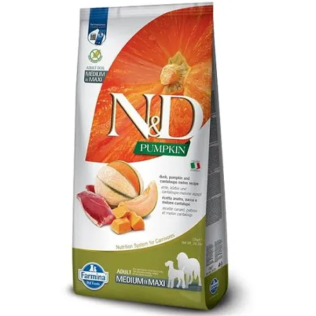 Сухий корм для собак Farmina N&D Grain Free Pumpkin Duck & Cantaloupe Adult Medium & Maxi