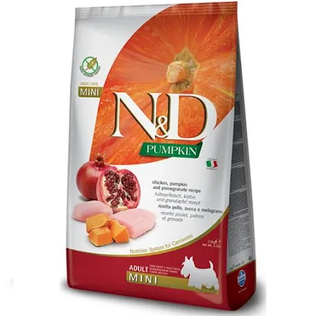Сухий корм для собак Farmina N&D Grain Free Pumpkin Chicken & Pomegranate Adult Mini