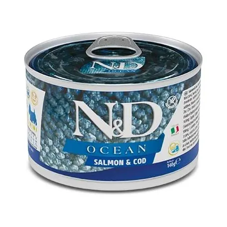 Вологий корм для собак Farmina N&D Grain Free Ocean Salmon & Cod Adult Mini