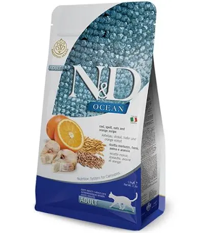 Сухий корм для котів Farmina N&D Low Grain Ocean Adult