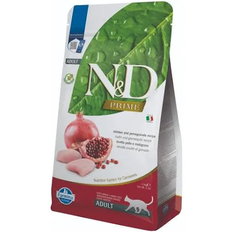 Сухий корм для котів Farmina N&D Grain Free Prime Chicken & Pomegranate Adult