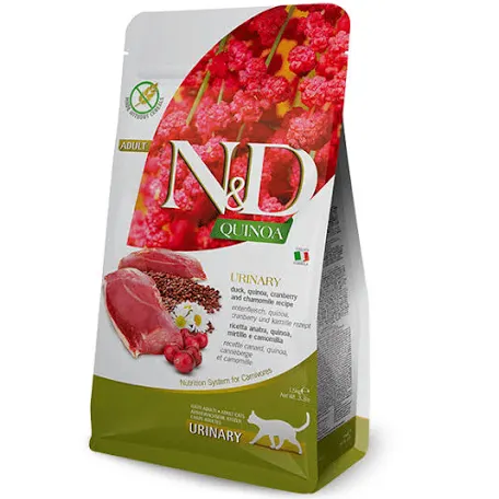 Сухий корм для котів Farmina N&D Quinoa Urinary Duck & Cranberry Adult
