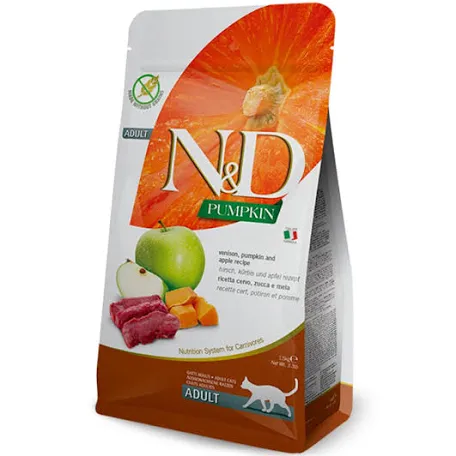 Сухий корм для котів Farmina N&D Grain Free Pumpkin Venison & Apple Adult