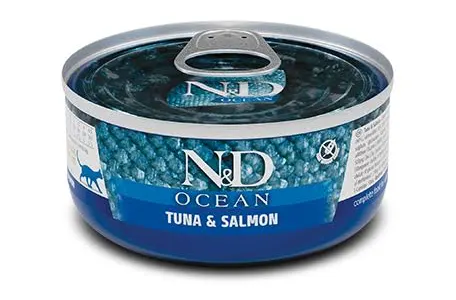 Вологий корм для котів Farmina N&D Grain Free Ocean Tuna and Salmon