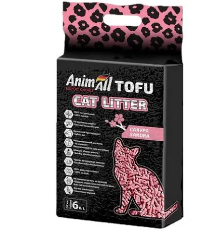 Наповнювач для котів AnimAll Тоффу Сакура