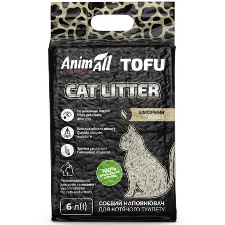 Наповнювач для котів AnimAll Тоффу класік