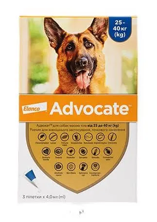 Advocate для собак понад 25 кг