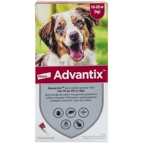 Advantix для собак понад 25 кг (4 мл)