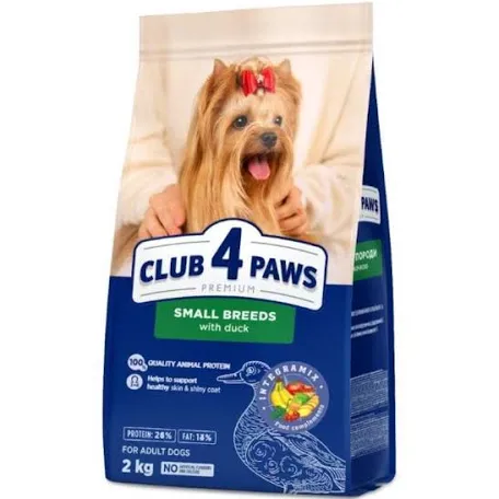Сухий корм для собак Club 4 Paws Adult Small, качка