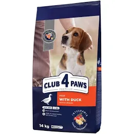 Сухий корм для собак Club 4 Paws Adult Medium, качка