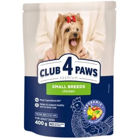 Сухий корм для собак Club 4 Paws Adult Small, курка