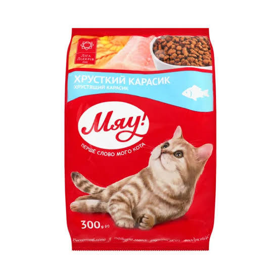 Сухий корм для котів Мяу Карасик