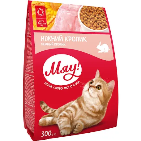 Сухий корм для котів Мяу Кролик