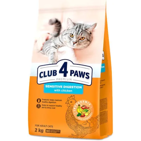 Сухий корм для котів Club 4 Paws Sensitive digestion