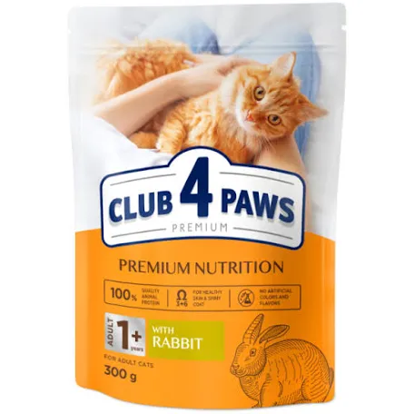 Сухий корм для котів Club 4 Paws Rabbit adult