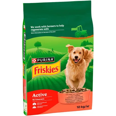 Сухий корм для собак Friskies Active, яловичина