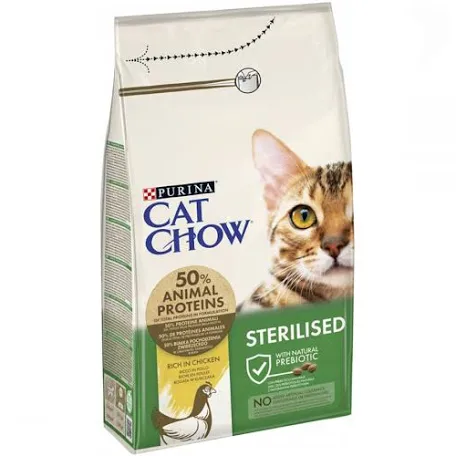 Сухий корм для котів Cat Chow Sterilised, курка