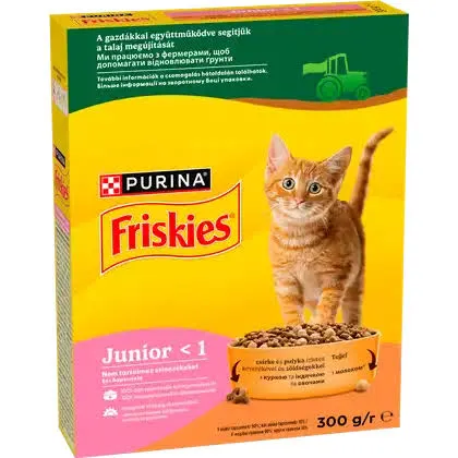 Сухий корм для кошенят Friskies Junior, курка та овочі