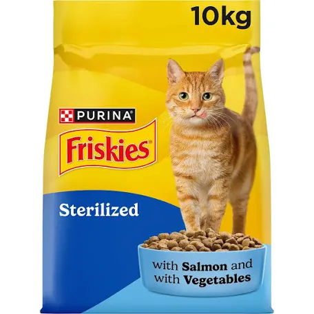 Сухий корм для котів Friskies Sterilised, лосось та тунець