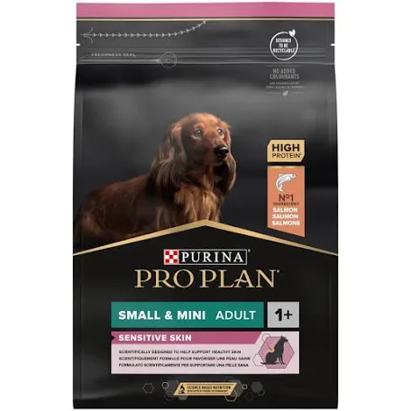 Сухий корм для собак Purina PRO PLAN Adult Small Sensitive Skin, лосось