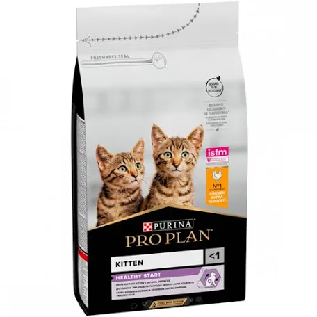 Сухий корм для кошенят Purina PRO PLAN Kitten, курка та рис
