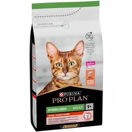 Сухий корм для котів Purina PRO PLAN Sterilised, лосось