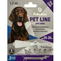 Краплі Pet Line PALLADIUM для собак 20-30 кг (3 мл)